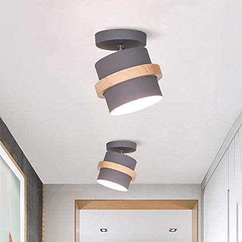 Lámpara de techo de madera para crear un salón idílico 4