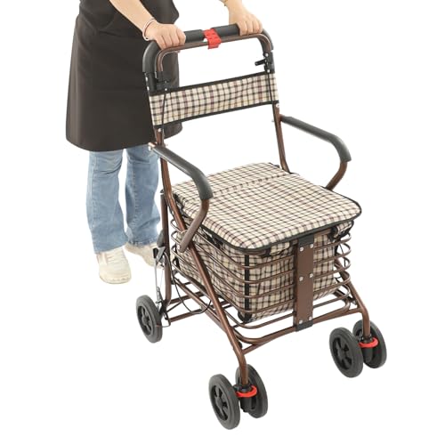 Ginelm Cart with Seat & Wheels