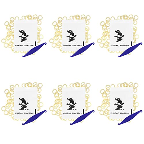 3/16 Inch Braces Rubber Band (600 Pack) Rubber Bands for Braces, Elastic Orthodontic Rubber Bands, Heavy 3.5 Ounce Small Braces Rubber Bands Fix Tooth Gap, Free Elastic Placer for Braces