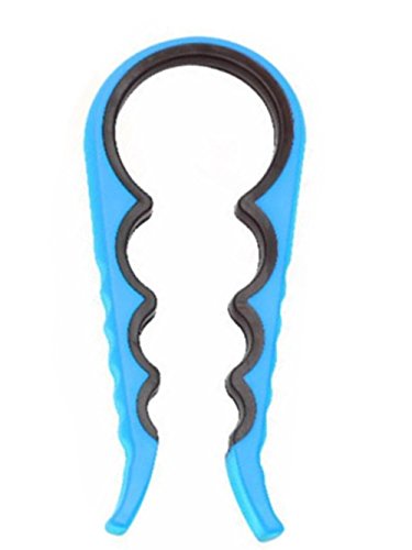 Bloss Anti-skid Jar Opener Jar Lid Remover Rubber Can Opener Kitchen Grippers To Remove Stubborn Lids, Caps and Bottles Great Kitchen Gadgets For Small Hands or Seniors,Blue