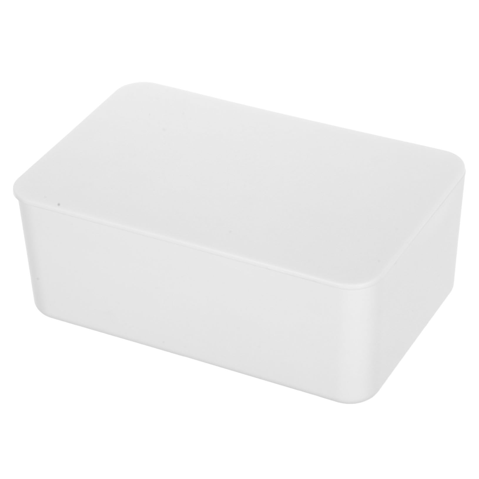 PRETYZOOM 4 Pièces boîte de mouchoirs humides Case de Linge de Voyage boîtes à Serviettes de ménage Porte-mouchoirs de Rangement récipient Distributeur de lingettes PP Blanche