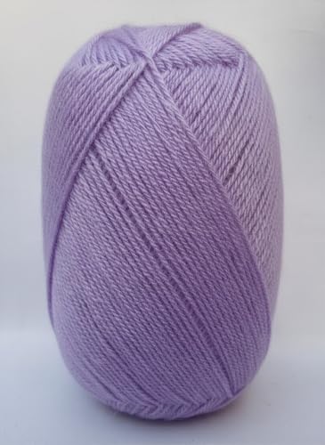 Image of Vardhman BigBoss Knitting Yarn - 200g Ball, 575m, 84% Acrylic + 16% Nylon, 3-Ply DK Weight, Soft & Durable Wool for Knitting, Craft, babywear, blanket, winter wear; threads for crochet hook needle - Boss-20 - Baby Pink