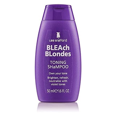 Lee Stafford Bleach Blond Purple tonning Mini Hair Shampoo 50ML Cover