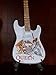 Mini guitare blanche Queen Freddie Mercury