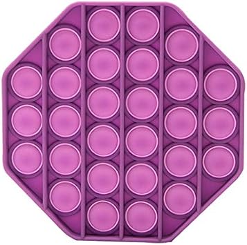 MJYGV Pop It Fidget Toy Fidget Toys Papit Push Bubble Sensory Toy Autism Special Scess Reliever Atristress Squeeze Toys Popsit Reveriver Stress Fidget Toy Cheap Set MJ Color Purple