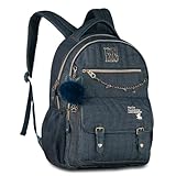 Mochila de Costas Rebecca Bonbon Jeans Escolar Faculdade Trabalho Fashion Produto Oficial