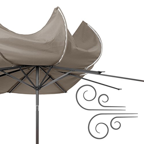 Corliving Patio Umbrella, Grey #TOP1