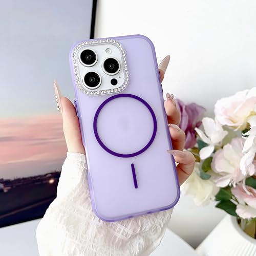 Coque iPhone 14 Pro antichoc violette idéale pour la recharge sans fil au bureau