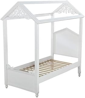 Rosebery Kids Contemporary Rapunzel Twin Bed in White