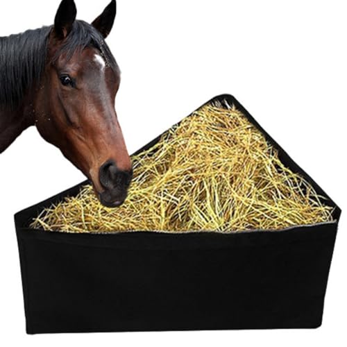 Bolsa De Alimentación De Caballo,Alimentador De Heno Para Cabras | Alimentador de Almacenamiento Suspendable Ajustable para Ganado Caballos Caprins Establo Granja