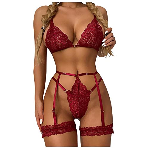 Soutien-gorge string jarretière transparent pour raviver la flamme du couple