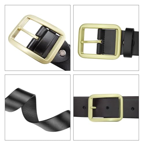Men PU Leather Belt with Sleek Finish and Clean Business Look4