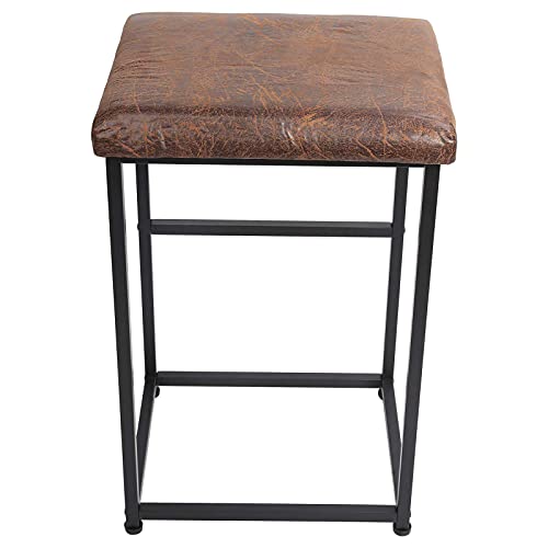 Preisvergleich Produktbild Cerlingwee Stapelbare Thekenhocker, Stabile Barhocker mit Metallrahmen mit Integrierten Fußstützen, Tavernenhocker Metallhocker, Die 150kg Tragen Können