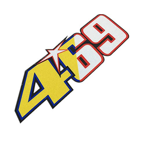 Langersun 2PCS Car Styling Decal Moto GP Racing Motorcycle Bike Bumper Sticker 15x5.6cm