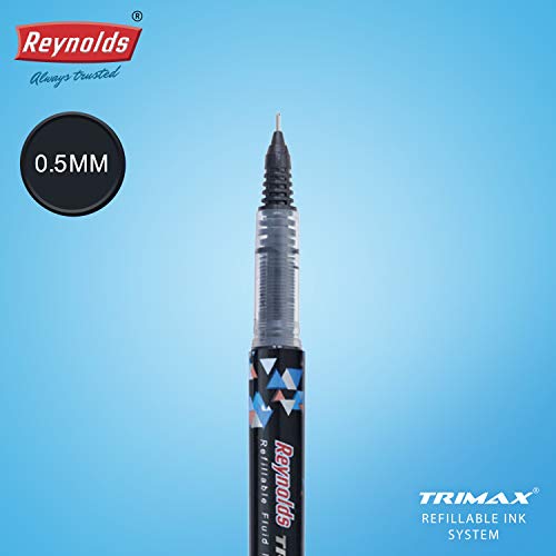 Bolígrafos Reynolds Trimax 0.5mm Negra Pack 5 miniatura 4