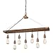 Westinghouse Lighting 6351400 Chandelier, Barnwood & Copper