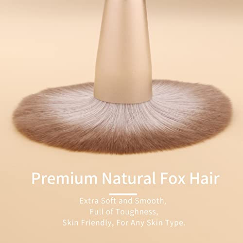 Natural Hair Makeup Brush Set Professional, Fox Hair Makeup Brushes Set With Case By Luxury Enzo Ken, Glitter Make Up Brushes Set Professional, Natural Makeup Brushes, Natural Bristle Makeup Brushes, Natural Hair Brushes Makeup Set. #TOP2
