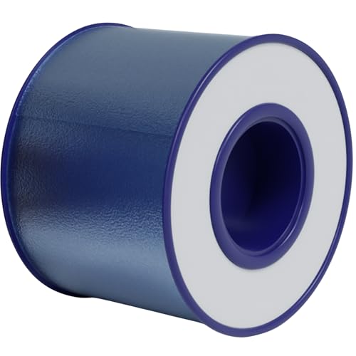 Niveus Gentle Strips - Dentist Developed | Medical Grade Gentle Silicone Tape | Hypoallergenic | FSA HSA Approved - for Sensitive Skin (1 in x 16.4 ft) (Clear Blue Tape)