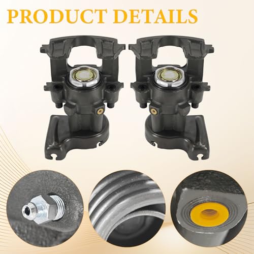 ArbDicco Rear Left & Right Brake Caliper Compatible with Hummer H1 1992-2006, Fit for HMMWV/Humvee M998 M1097 M1152, 12342341 12342342 2530-01-333-6068 2530-01-333-8263