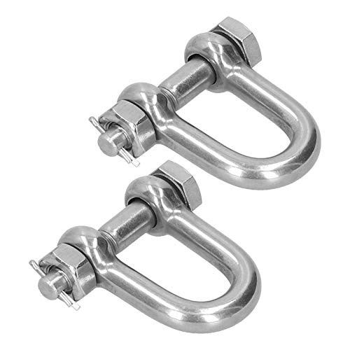 ERYUE D Anchor Shackle Strong Stainless Steel Screw Pin for Heavy Duty 500kg Capacity for Industrial Use