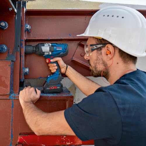 Bosch Professional BITURBO accudraaislagmoeraanzetter GDS 18V-1600 HC (3/4" hoog koppel, 1600 Nm aanhaalmoment en 2200 Nm losbreekmoment, incl. ladderclip, zonder accu's en oplader) - Afbeelding 3