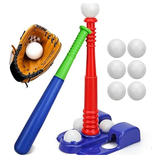 TOY Life Tball Set for Kids 3-5 5-8 Tball for Kids 5-8 Tee Bat Toddler Baseball Tee Balls Set Bat Baseball Kid T Ball Stand for Kid 3-5 T Ball Bat Outdoor Outside Door Toys