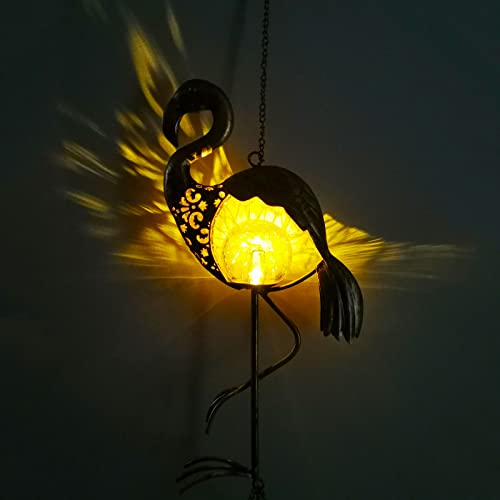 Flamingo Wind Chime, Flamingo Decor, Flamingo Gifts For Women, Gifts For Women, Mom Gifts, Garden Gifts, Garden Decor, Yard Decor, Solar Wind Chimes, Solar Light #TOP3