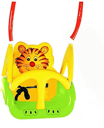 Pumpkin Panda Baby Musical Swing - Green