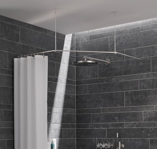 Phos Duschstange Fünfecklösung DS FE 900