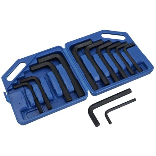 Jumbo Allen Hex Key Set Metric AF Imperial 12pc Set Large Sizes Allan Alan TE233
