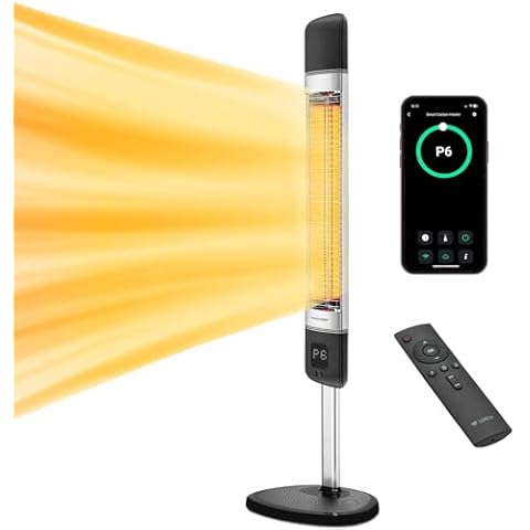 Luxeva Infrared Outdoor Heater, Smart Control Cover