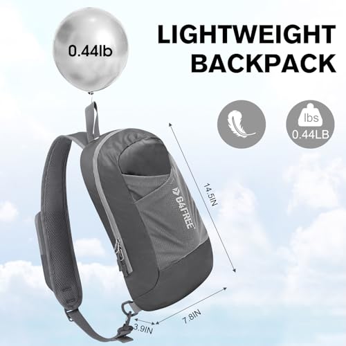 Image of G4Free Sling Bag RFID Blocking Lightweight Crossbody Backpack Chest Shoulder Bag for Travel Sports Running
