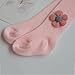 Toddler Girls Cute Flower Tights Knee High Socks Baby Kids Overknee Stretchy Cotton Stockings for 1-12 Years