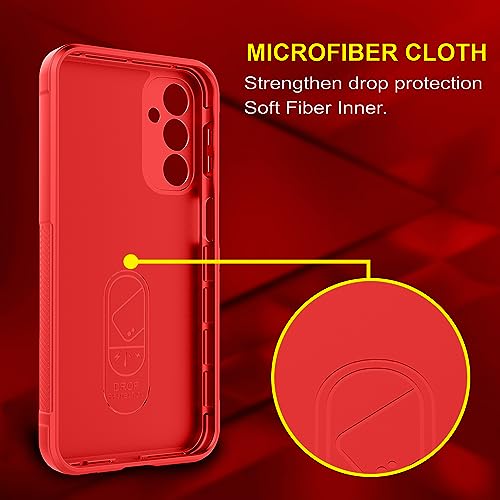 Image of amazon basics Back Case Cover for Samsung Galaxy A25 5G (Silicone Red)