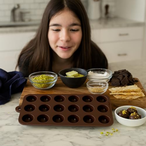 Mrs. Anderson’s Baking Chocolate Form, Truffles, European-Grade Silicone