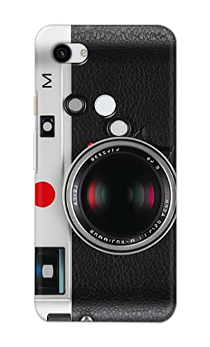 Image of Printed Hard Back Cover Case for Google Pixel 3A Back Cover (Vintage Camera) -702
