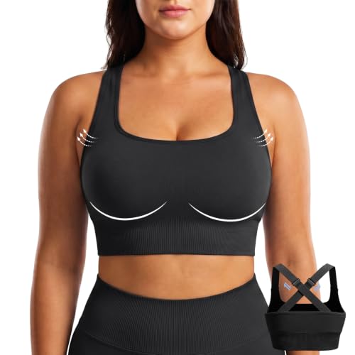 FITTIN Supportive Sports Bra for Women: Adjustable Straps 60% More Lift - image 1