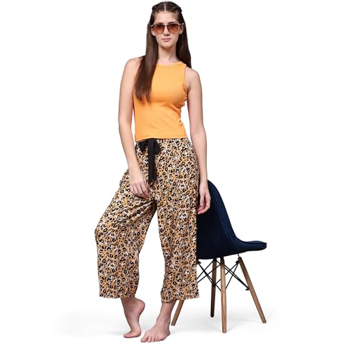 Image of B STORIES Women's Pyjama Pants - Relaxed Fit Nightwear Bottoms | Soft Pyjamas with Pockets | Breathable & Comfortable Sleepwear for Women (S-2XL)