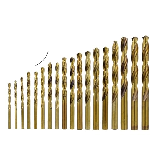 Foret hélicoïdal HSS M42 au cobalt jeu de 25 pièces pour perçage du métal