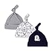Produktbild 3 Pack Baby Beanie Knoten Hut Neugeboren Jungen Mädchen Baumwolle Einstellbar Kappe zum Baby 0-6 Monate