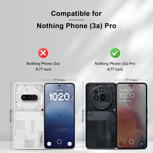 Image of Jasonyu Case for Nothing Phone (3a) Pro Leather Wallet Flip Cover with Card Holder,Kickstand, Magnetic Closure,TPU Shockproof Phone Case,Black