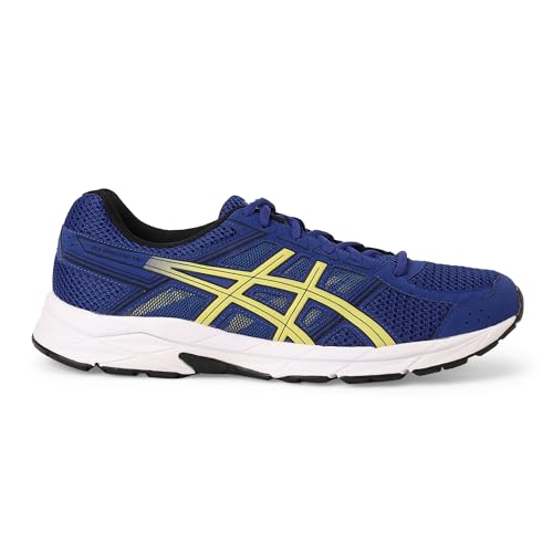Image of ASICS Mens Gel-Contend 4B+ Monaco Blue /Glow Yellow Running Shoe - 8 UK (1011B141.415)