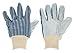 Leather Gloves, Blue/Gray, XL, PR