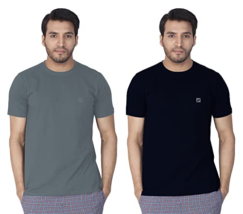 Image of Lux Nitro Men's Solid Regular Fit T-Shirt