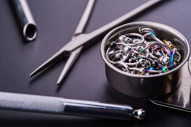 Miniatura 5 de A2ZScilab - Abrazadera de perforación corporal profesional para oreja, labio, ombligo, nariz, lengua, tabique, esponja, herramienta de perforación