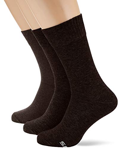 Skechers Socks Sk41007 Calcetines, Negro (Black 9999), 43/46 (Pack de 3) para Hombre Cover
