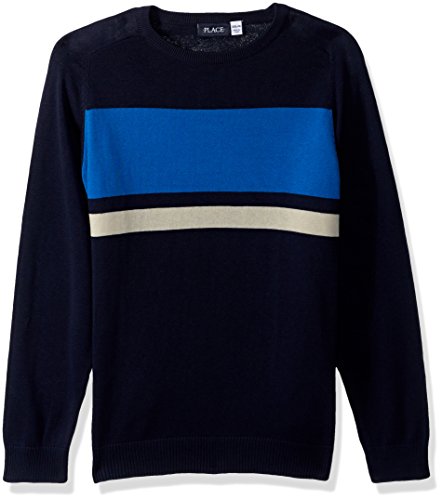 The Children's Place Big Boys' Raglan Crew Sweater