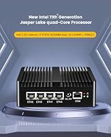 12th Gen Firewall Mini PC, J5005, 4x i226-V 2.5G LAN, Fanless Barebone – Ansicht 5