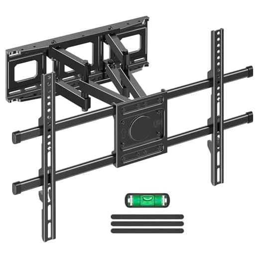 MOUNTUP UL Listed Full Motion TV Wall Mount for Most 42-82 inch TVs, Wall Mount TV Bracket with Articulating Swivel and Tilt, TV Mount Max VESA 600x400mm, Holds up to 100lbs Fits 16" Studs MU0028