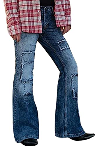 Mens Relaxed Fit Classic Stretch Bell Bottom Jeans product thumbnail 9